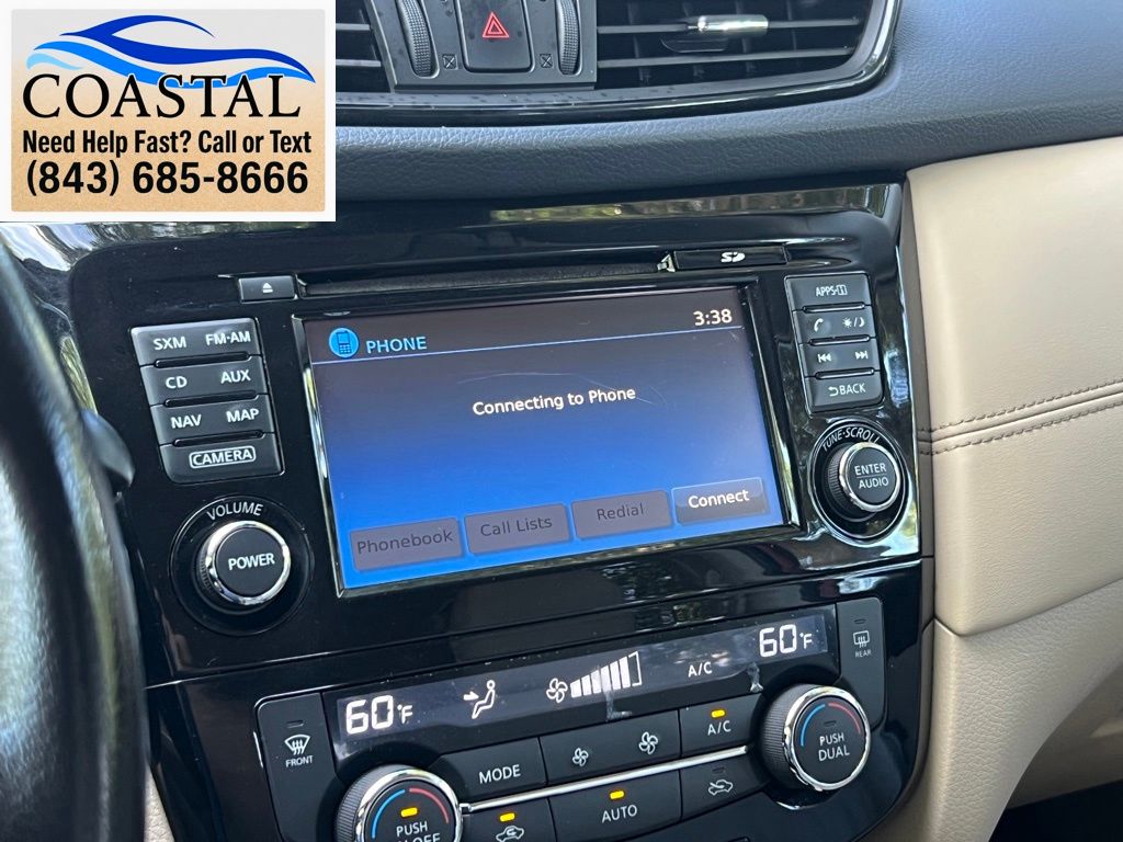 2017 Nissan Rogue SL Red at Coastal Chevrolet Cadillac