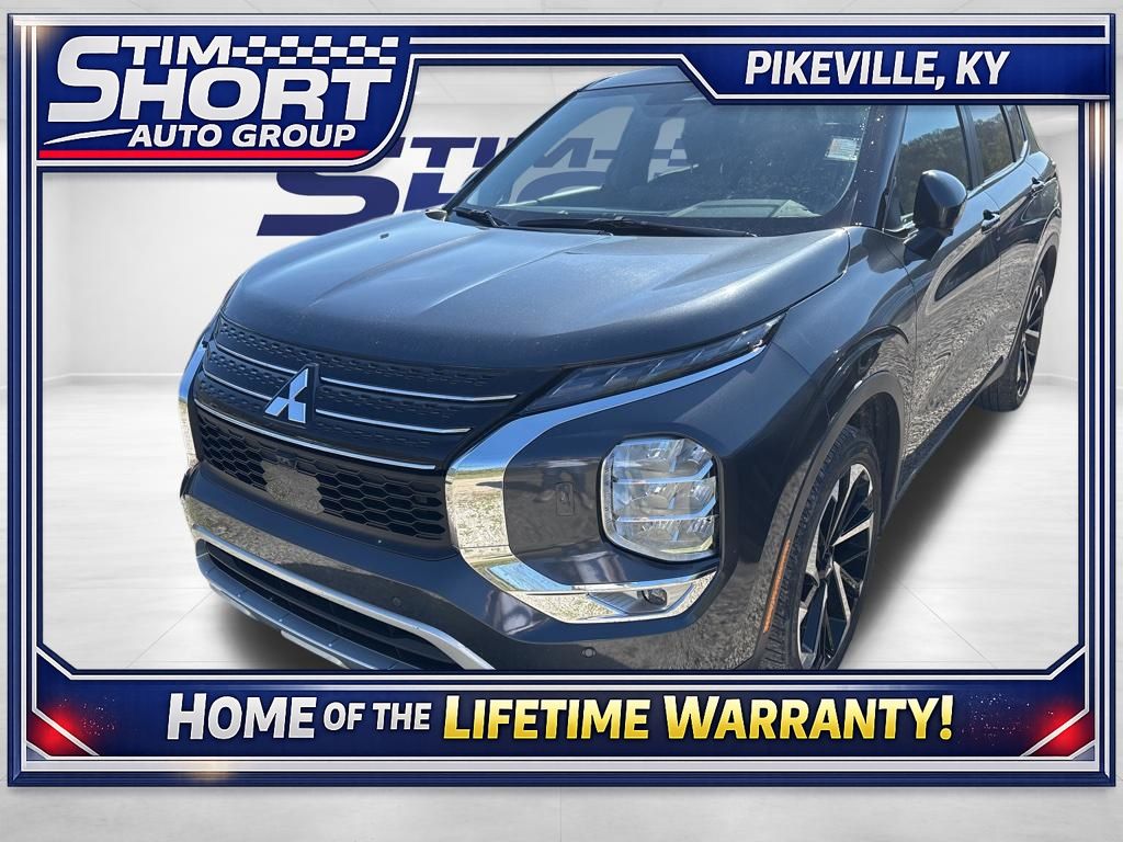 Black 2024 Mitsubishi Outlander SE S-AWC SUV / Crossover All-Wheel Drive Continuously Variable Transmission