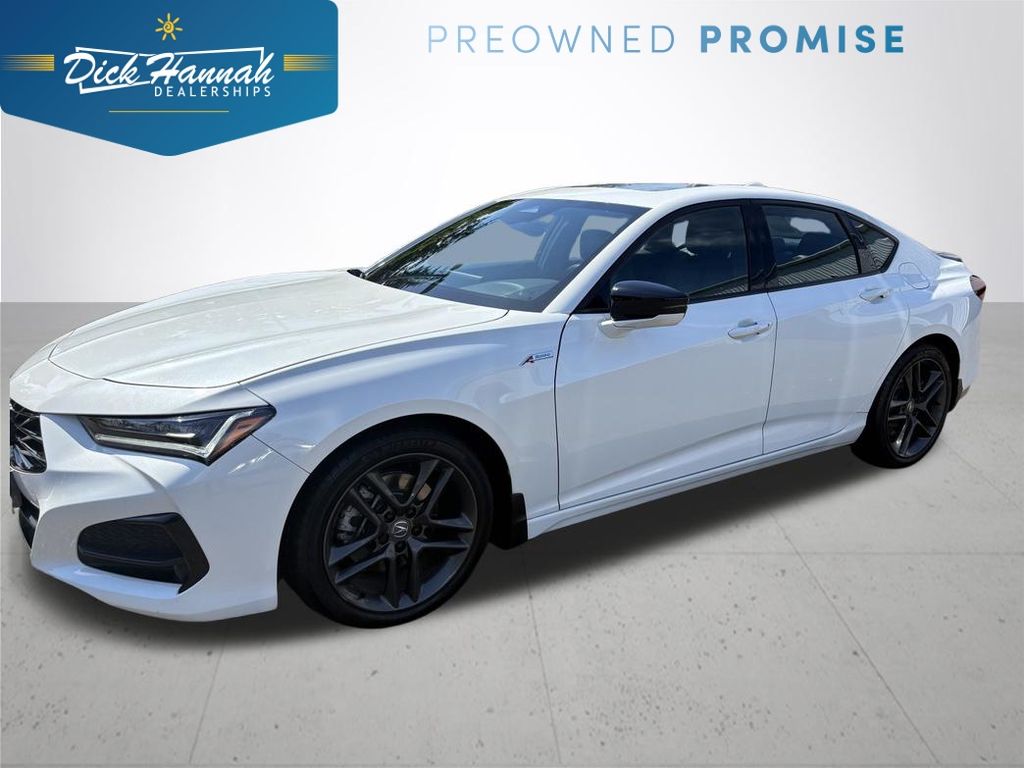Platinum White Pearl 2024 Acura TLX Sedan All-Wheel Drive Automatic