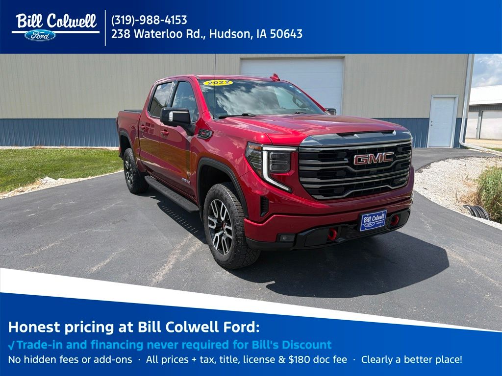 Cayenne Red Tintcoat 2022 GMC Sierra 1500 Pickup Truck Four-Wheel Drive Automatic