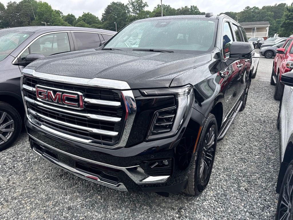 Onyx Black 2025 GMC Yukon XL Elevation 4WD SUV / Crossover Four-Wheel Drive
