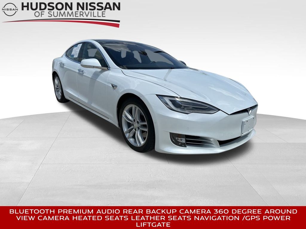 2020 Pearl White Multi-Coat Tesla Model S Long Range Hatchback