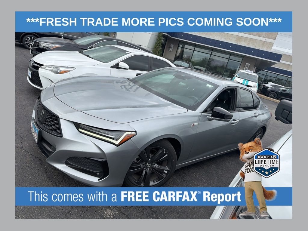 Lunar Silver Metallic 2023 Acura TLX SH-AWD with A-Spec Package Sedan All-Wheel Drive Automatic