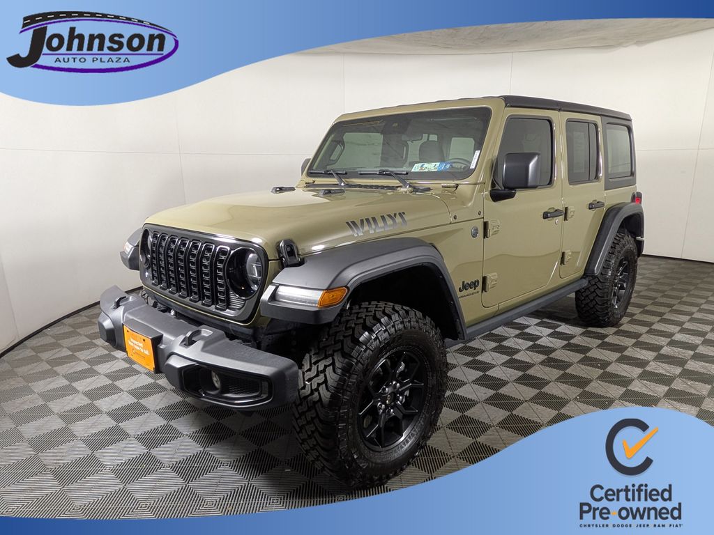 41 2025 Jeep Wrangler Willys 4-Door 4WD SUV / Crossover Four-Wheel Drive 8-Speed Automatic