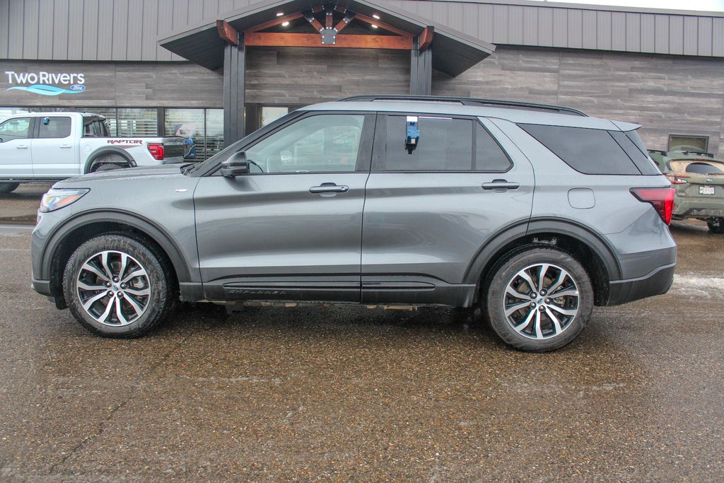Carbonized Gray Metallic 2025 Ford Explorer SUV / Crossover All-Wheel Drive Automatic
