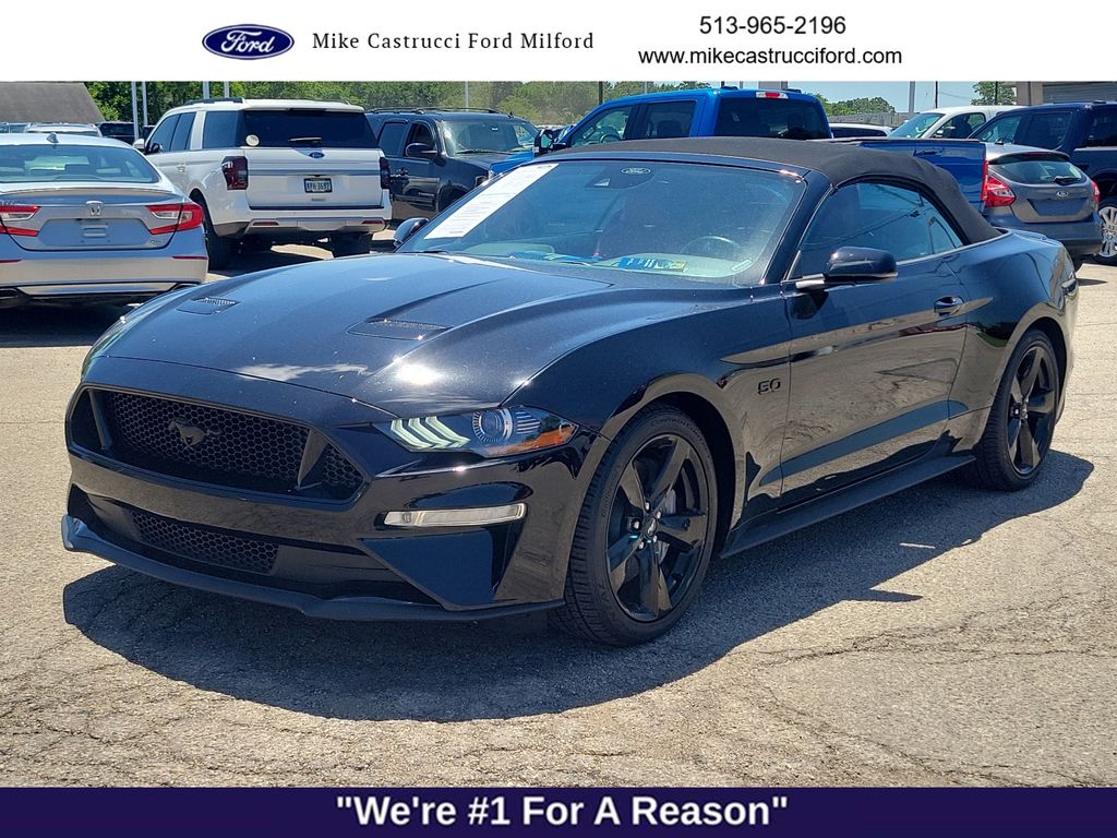 Shadow Black 2021 Ford Mustang Convertible Rear-Wheel Drive Automatic
