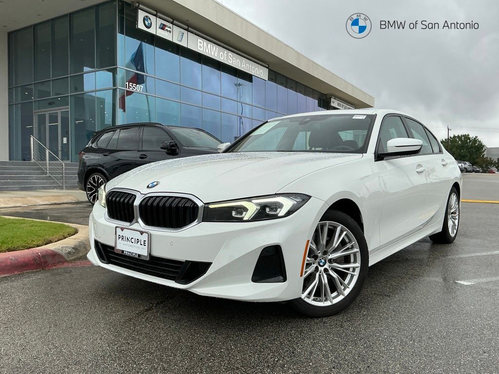 Alpine White 2023 BMW 3 Series Sedan Rear-Wheel Drive 8-Speed Automatic