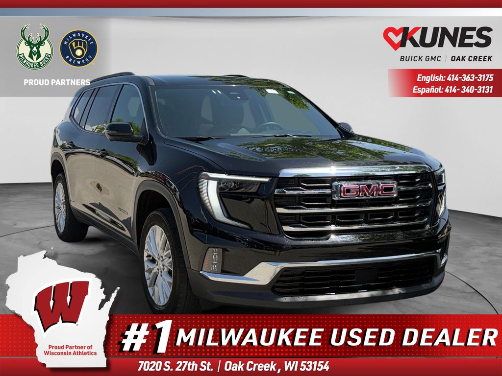 Black (Ebony Twilight Metallic) 2024 GMC Acadia SUV / Crossover Four-Wheel Drive 8-Speed Automatic