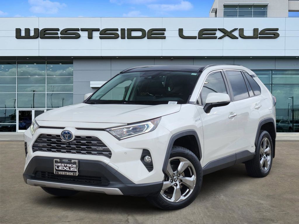 2020 Toyota RAV4 Hybrid Limited White at Community Toyota