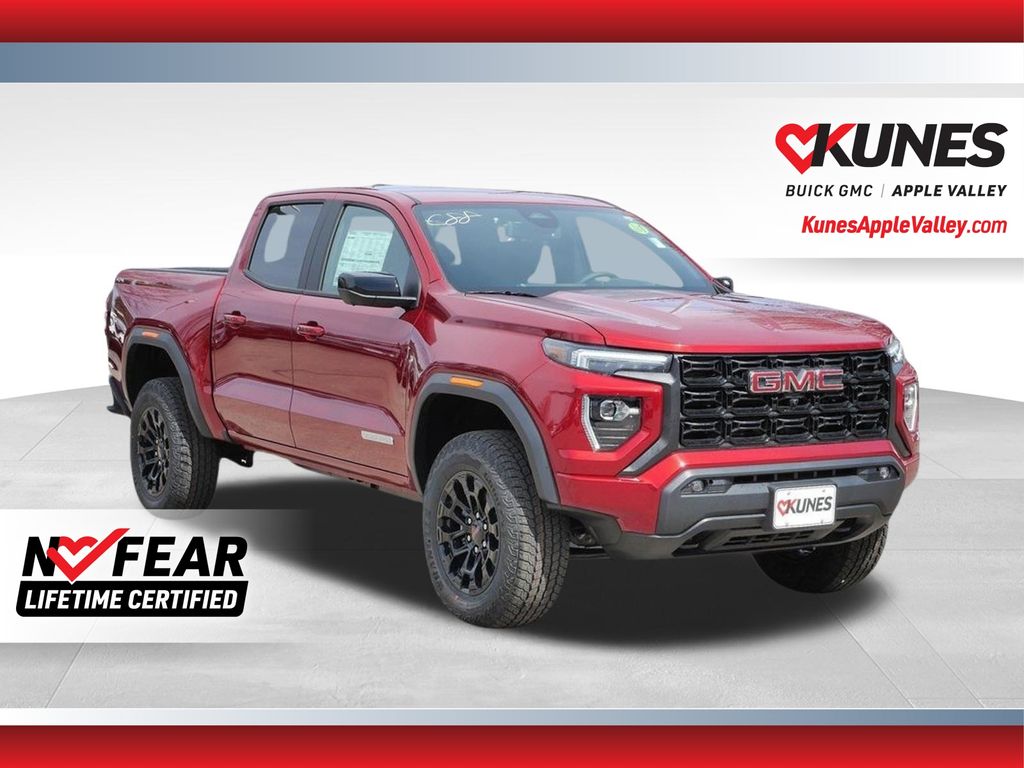 Volcanic Red Tintcoat 2026 GMC Canyon Pickup Truck Four-Wheel Drive 8-Speed Automatic