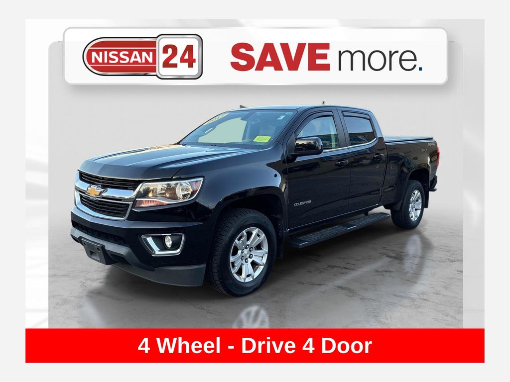 Black 2017 Chevrolet Colorado Pickup Truck Four-Wheel Drive 8-Speed Automatic