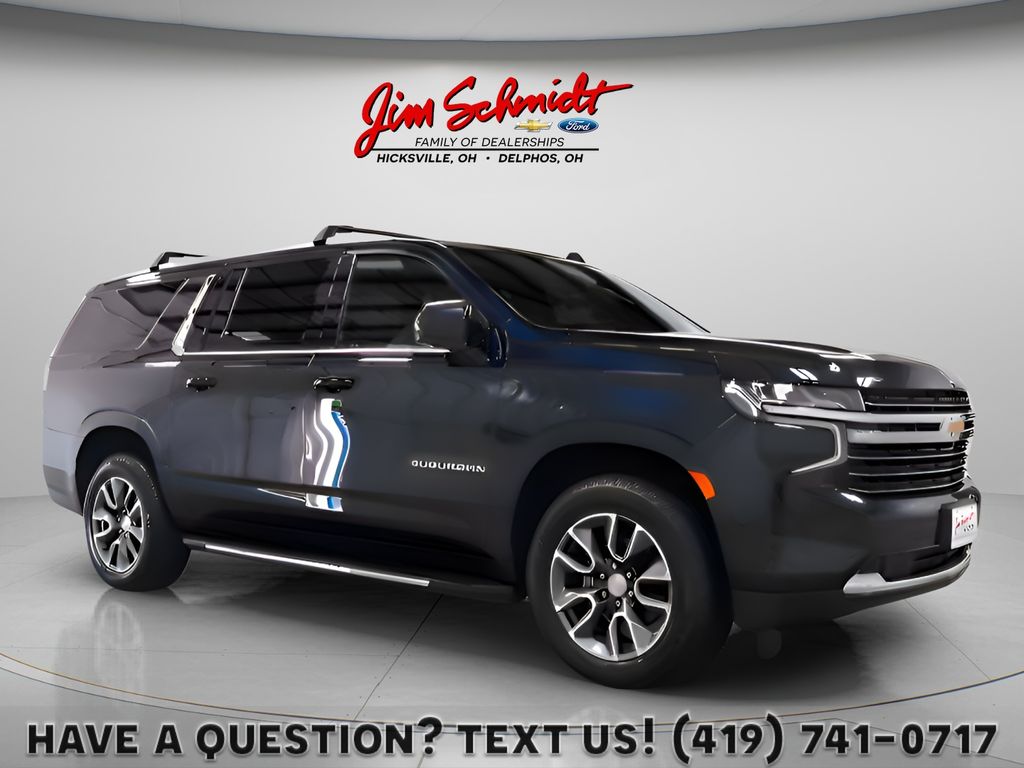 Midnight Blue Metallic 2022 Chevrolet Suburban SUV / Crossover Four-Wheel Drive