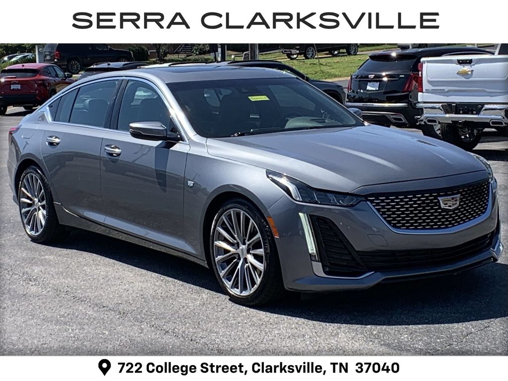 Gray (Satin Steel Metallic) 2020 Cadillac CT5 Sedan Rear-Wheel Drive Automatic