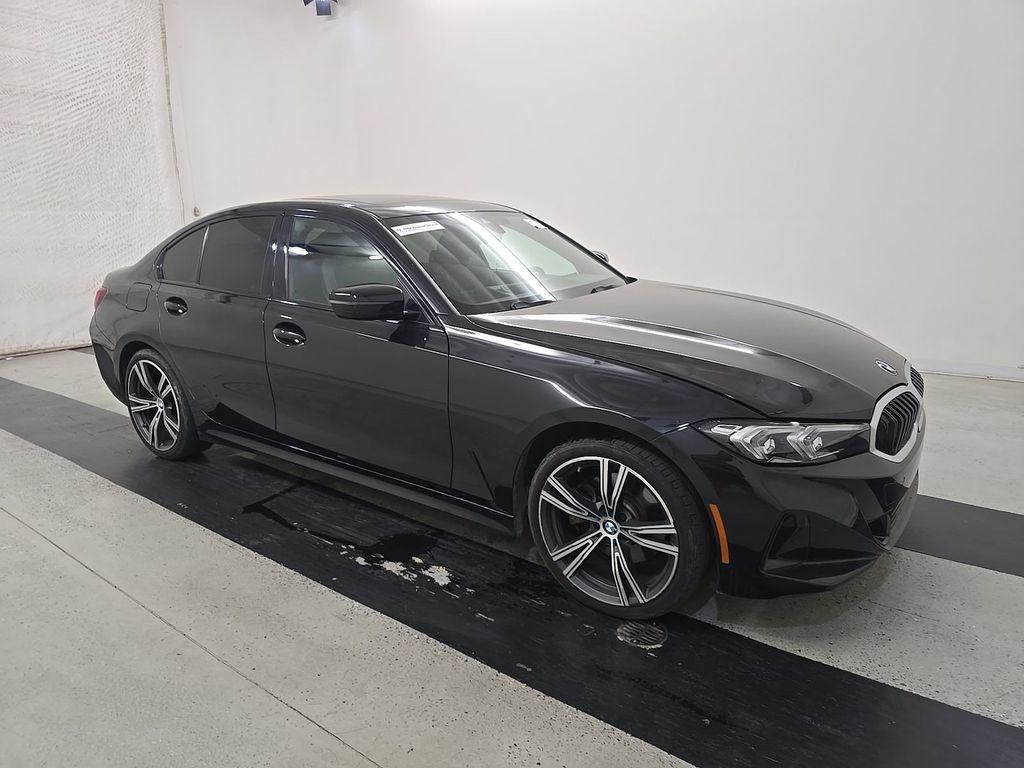Black Sapphire Metallic 2023 BMW 3 Series Sedan Rear-Wheel Drive 8-Speed Automatic