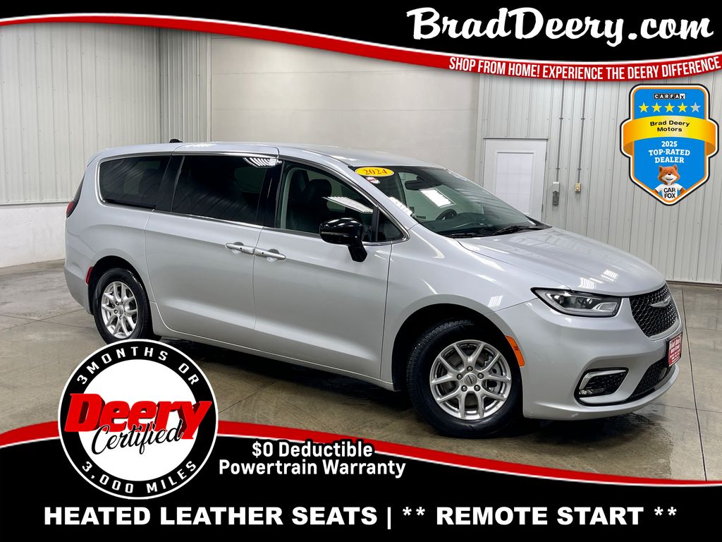 Silver Mist Clearcoat 2024 Chrysler Pacifica Touring L FWD Minivan Front-Wheel Drive 9-Speed Automatic