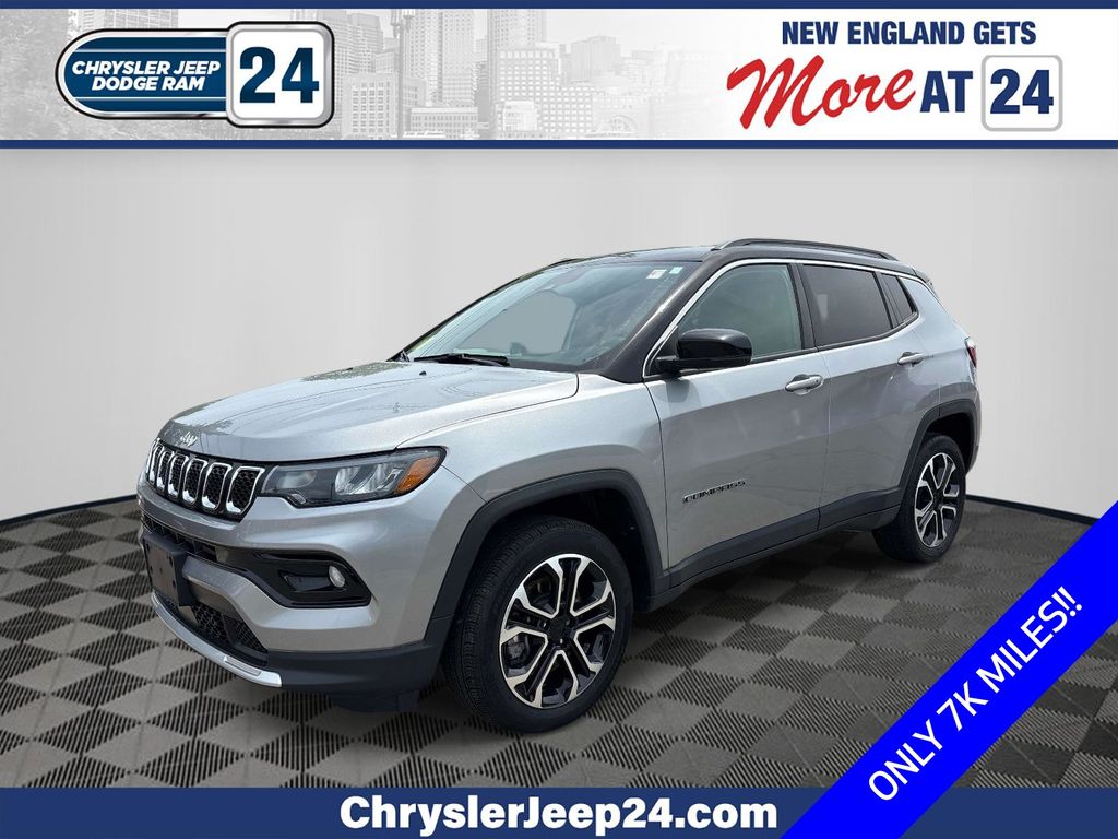 Billet Silver Metallic 2023 Jeep Compass SUV / Crossover Four-Wheel Drive 8-Speed Automatic