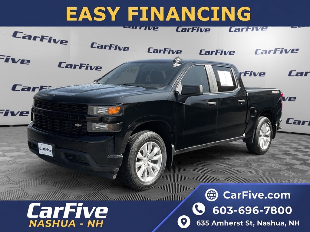 Black 2020 Chevrolet Silverado 1500 Pickup Truck Four-Wheel Drive 6-Speed Automatic Overdrive