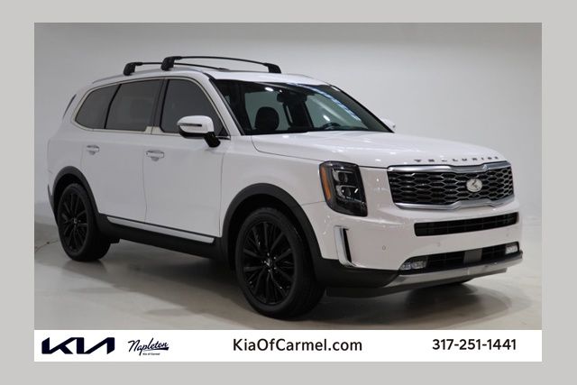 Glacial White Pearl 2021 Kia Telluride SUV / Crossover All-Wheel Drive 8-Speed Automatic