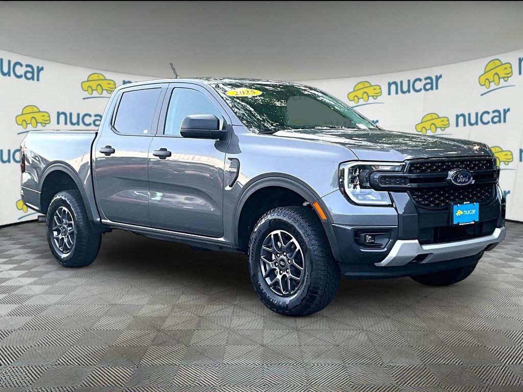 Gray Metallic 2025 Ford Ranger Pickup Truck Four-Wheel Drive Automatic