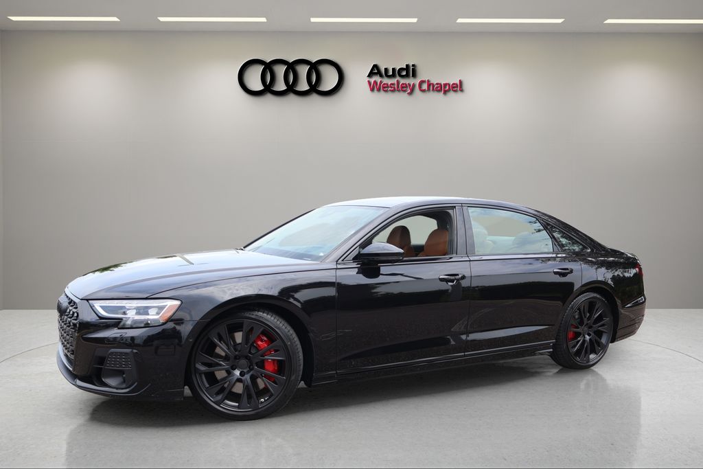 Black 2026 Audi S8 Sedan All-Wheel Drive 8-Speed Automatic