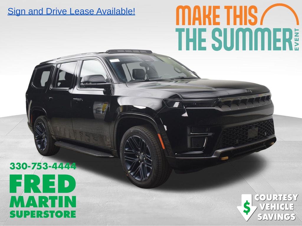 High Gloss Black 2026 Jeep Grand Wagoneer SUV / Crossover Four-Wheel Drive 8-Speed Automatic