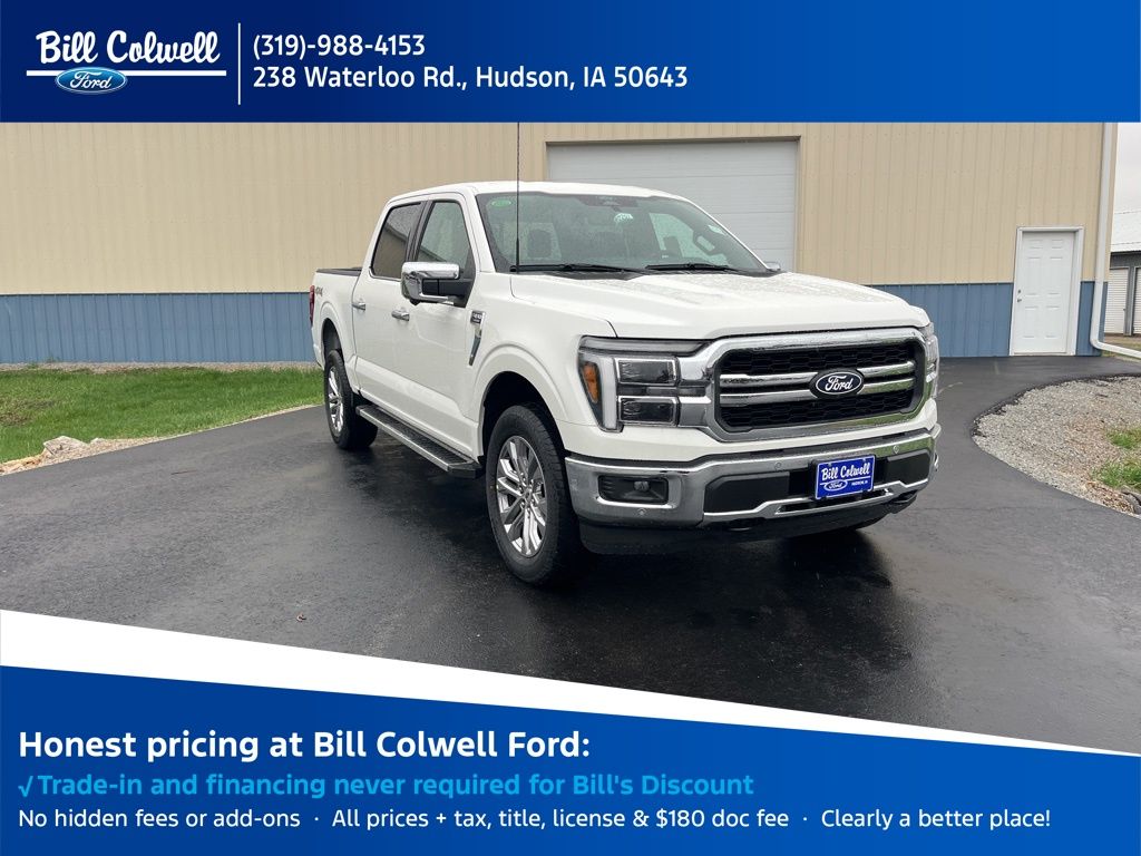 Star White Metallic Tri-Coat 2026 Ford F-150 Pickup Truck Four-Wheel Drive Automatic