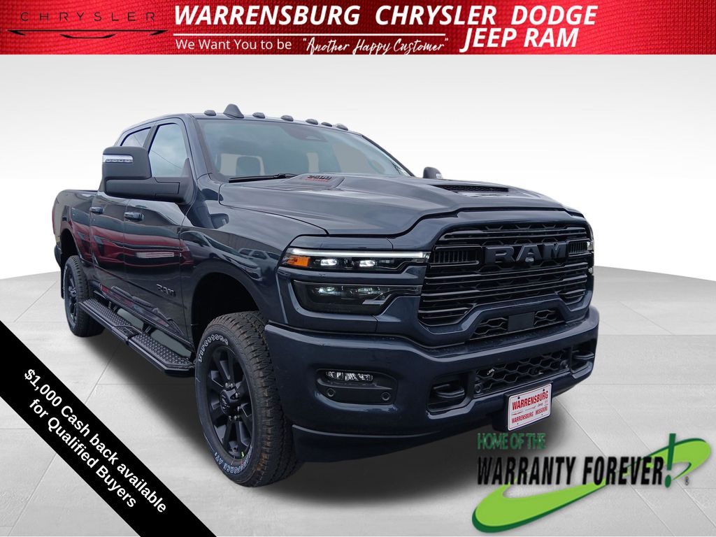 Forged Blue Metallic 2026 RAM 2500 Pickup Truck Four-Wheel Drive 8-Speed Automatic