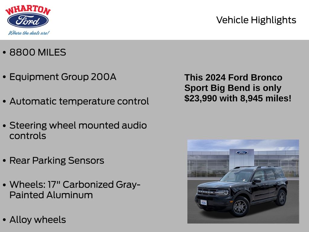 2024 Ford Bronco Sport Big Bend - 4