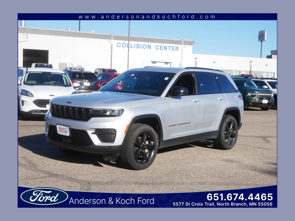 Silver Zynith 2024 Jeep Grand Cherokee SUV / Crossover Four-Wheel Drive 8-Speed Automatic