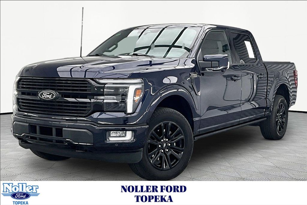 Antimatter Blue Metallic 2025 Ford F-150 Pickup Truck Four-Wheel Drive Automatic