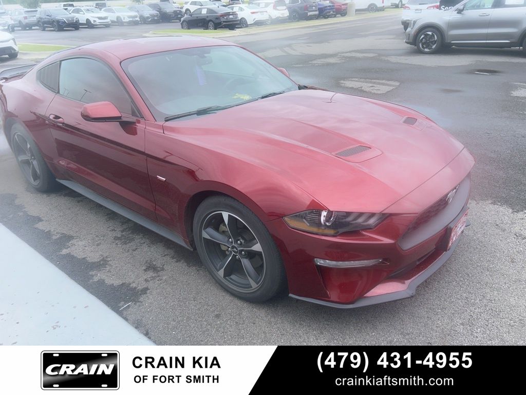 Ruby Red Metallic 2018 Ford Mustang EcoBoost Coupe RWD Coupe Rear-Wheel Drive Automatic