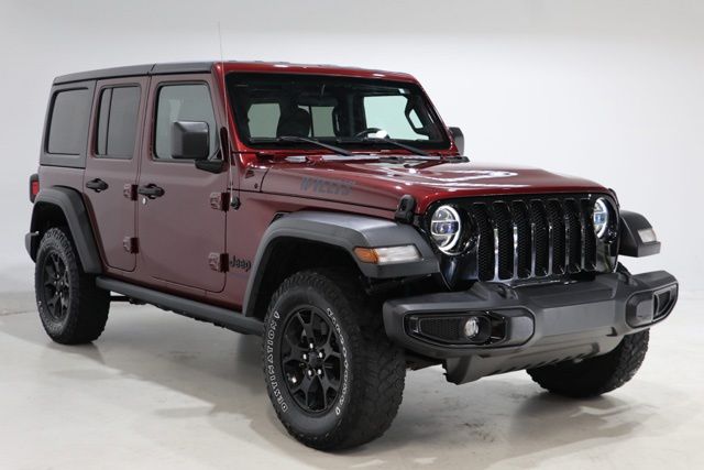 Snazzberry Pearlcoat 2021 Jeep Wrangler SUV / Crossover Four-Wheel Drive 8-Speed Automatic