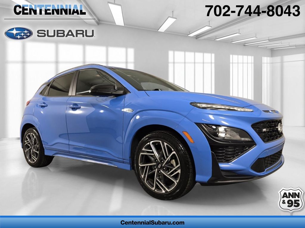 Blue Wave 2022 Hyundai Kona SUV / Crossover Front-Wheel Drive 7-Speed Automatic