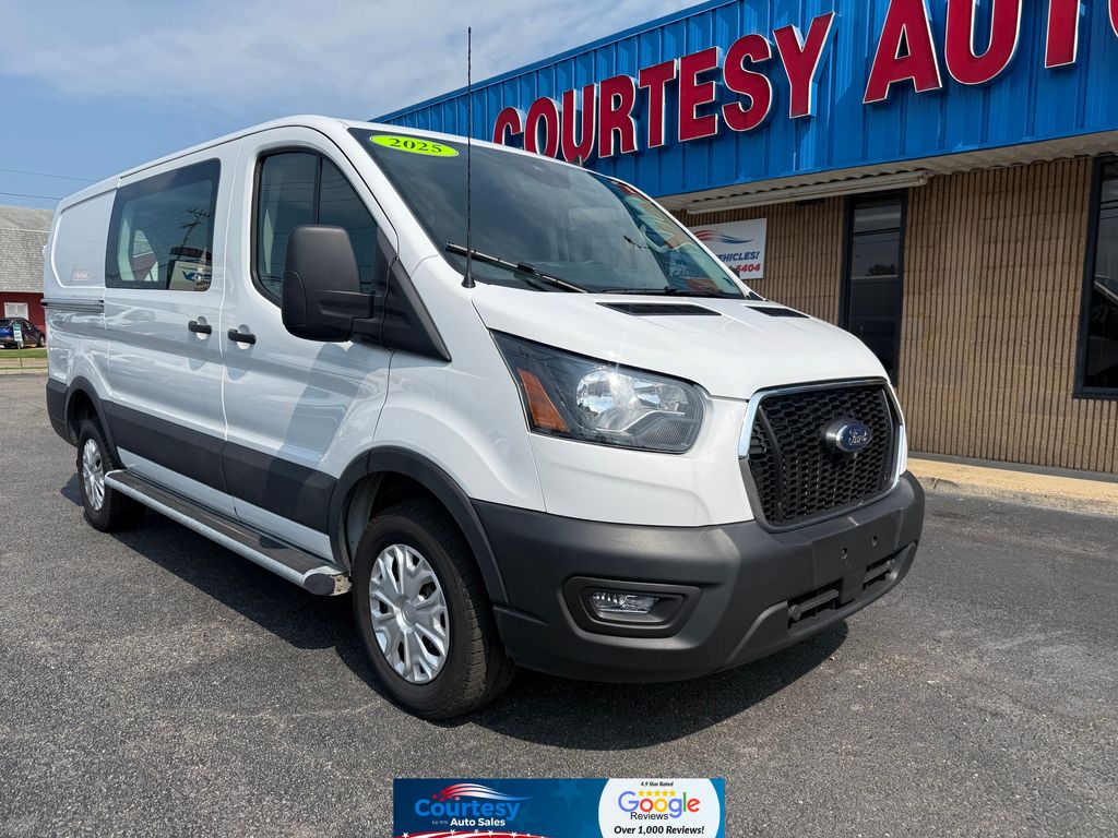 Oxford White 2025 Ford Transit Cargo Van Rear-Wheel Drive
