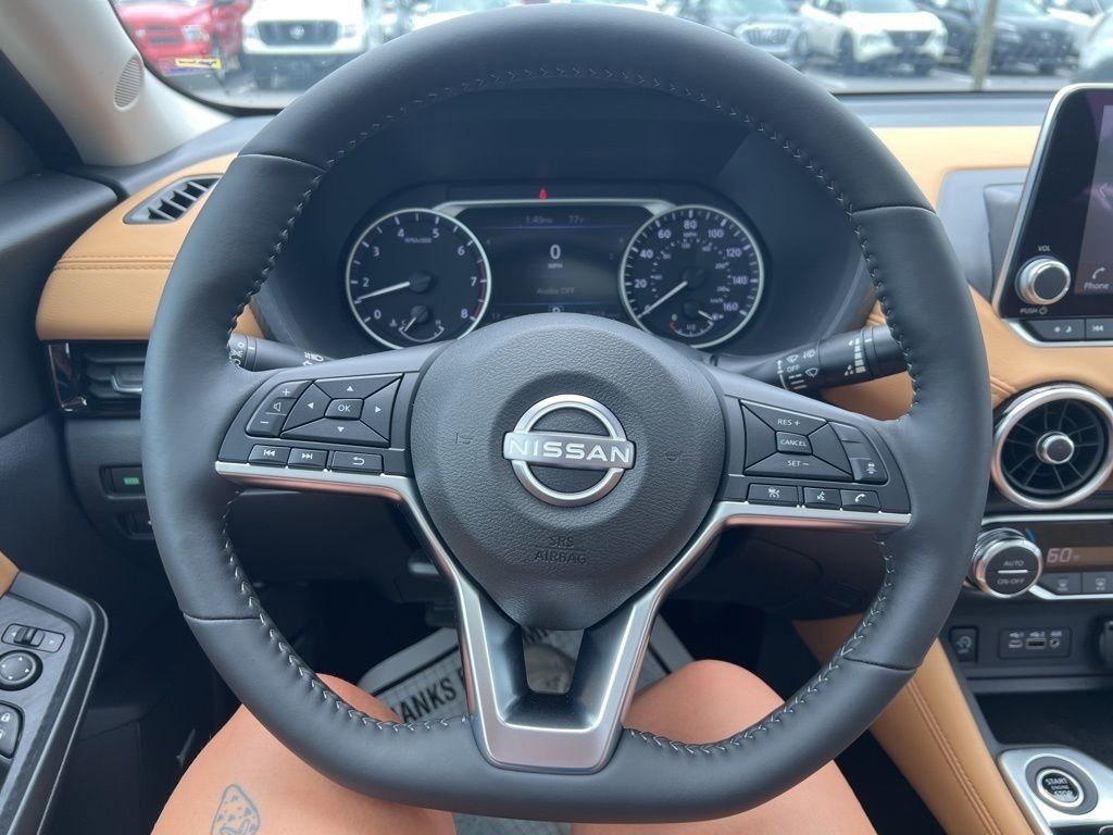 2025 Super Black Nissan Sentra SV FWD Sedan