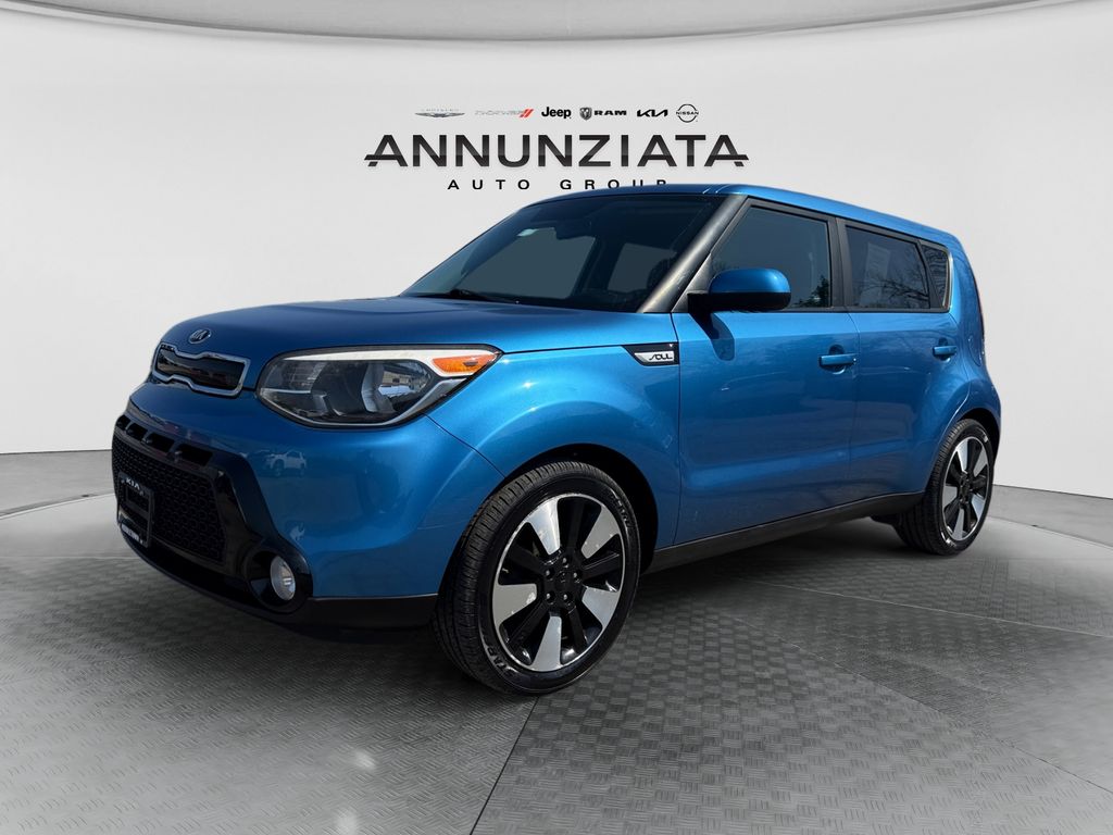 Carribean Blue 2016 Kia Soul + Wagon Front-Wheel Drive 6-Speed Automatic