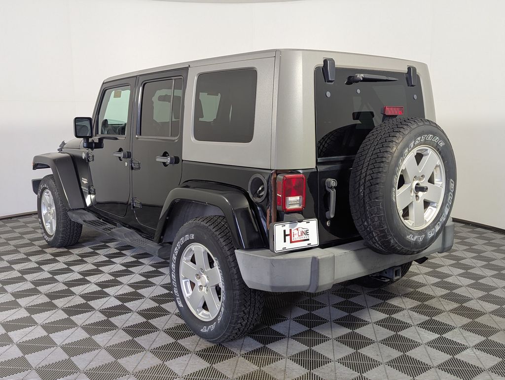 2007 Black Jeep Wrangler Unlimited Sahara 4X4 SUV