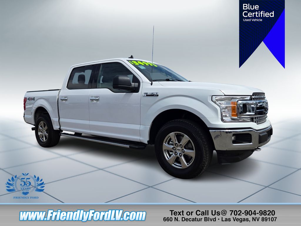 Oxford White 2020 Ford F-150 XLT SuperCrew 4WD Pickup Truck Four-Wheel Drive Automatic