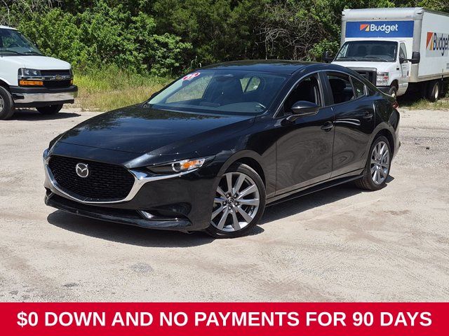 Jet Black 2025 Mazda MAZDA3 Sedan Front-Wheel Drive 6-Speed Automatic