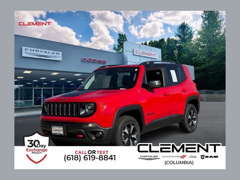 Colorado Red Clearcoat 2021 Jeep Renegade SUV / Crossover Four-Wheel Drive 9-Speed Automatic