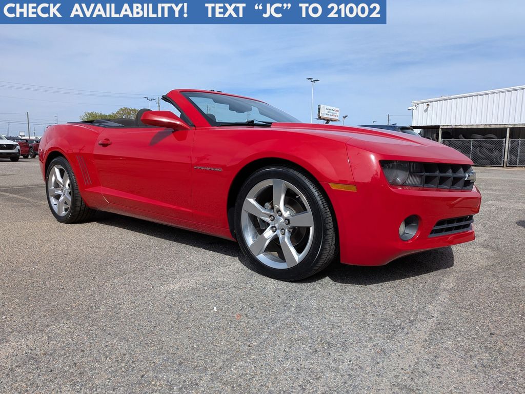 Crystal Red Tintcoat 2012 Chevrolet Camaro 1LT Convertible RWD Convertible Rear-Wheel Drive 6-Speed Automatic