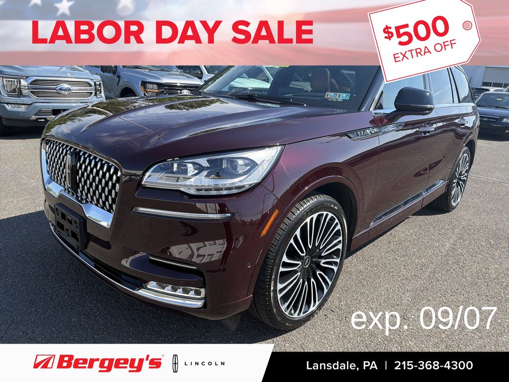 Red Metallic 2023 Lincoln Aviator SUV / Crossover All-Wheel Drive Automatic