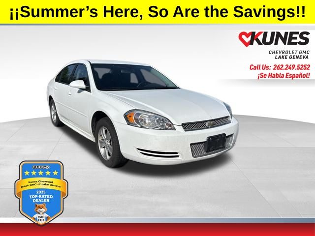 Summit White 2012 Chevrolet Impala Sedan Front-Wheel Drive 6-Speed Automatic Overdrive