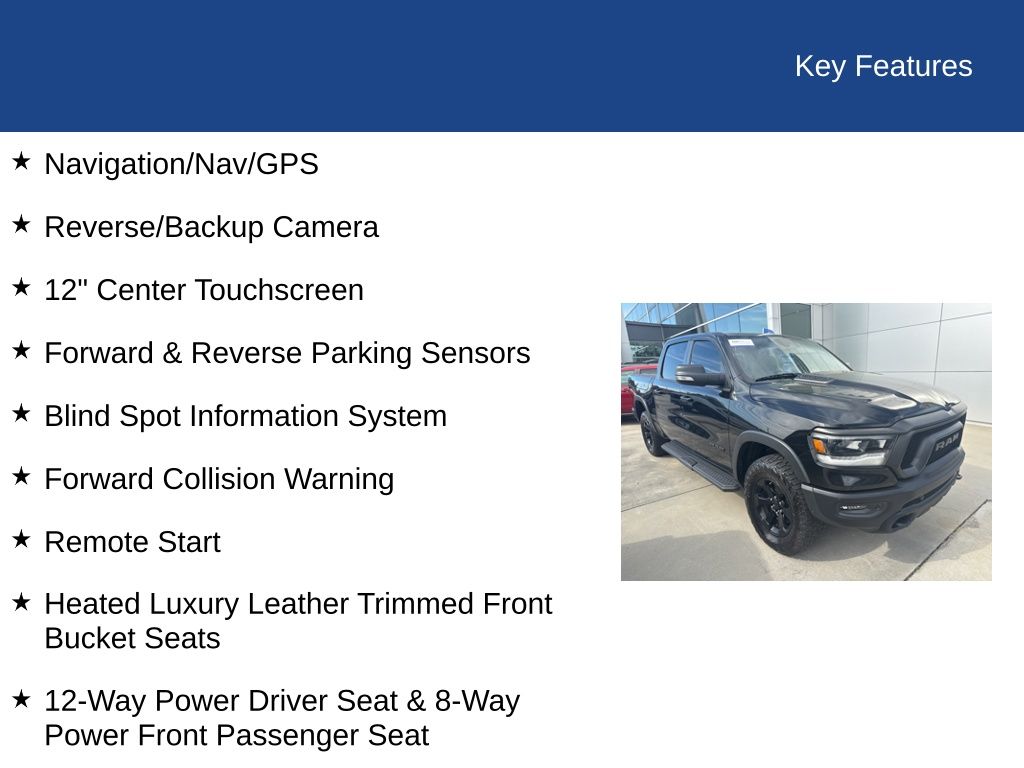 2021 Ram 1500 Rebel Crew Cab 4x4 5'7" Box