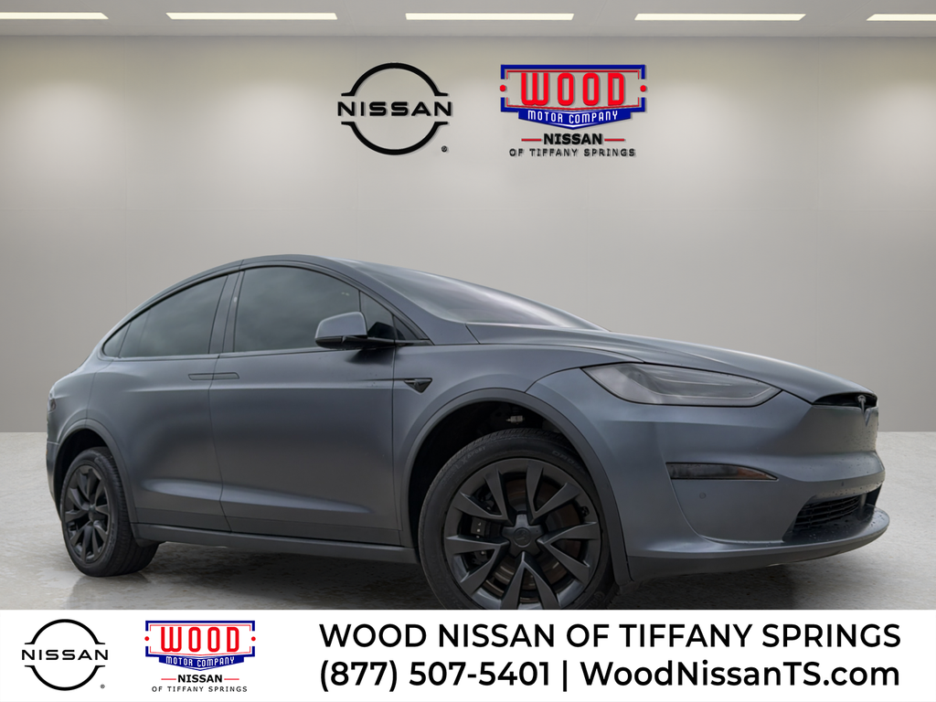 Midnight Silver Metallic 2022 Tesla Model X Plaid AWD SUV / Crossover All-Wheel Drive 1-Speed Automatic