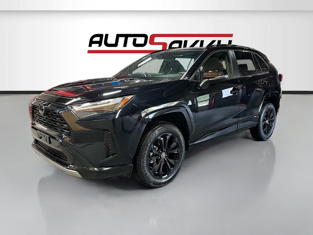 Used 2025 Midnight Black Metallic Toyota SE image 3