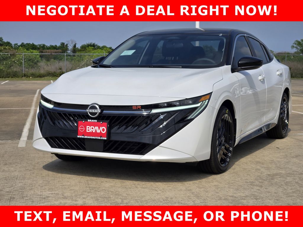2026 Nissan Sentra SR White at Bravo Nissan