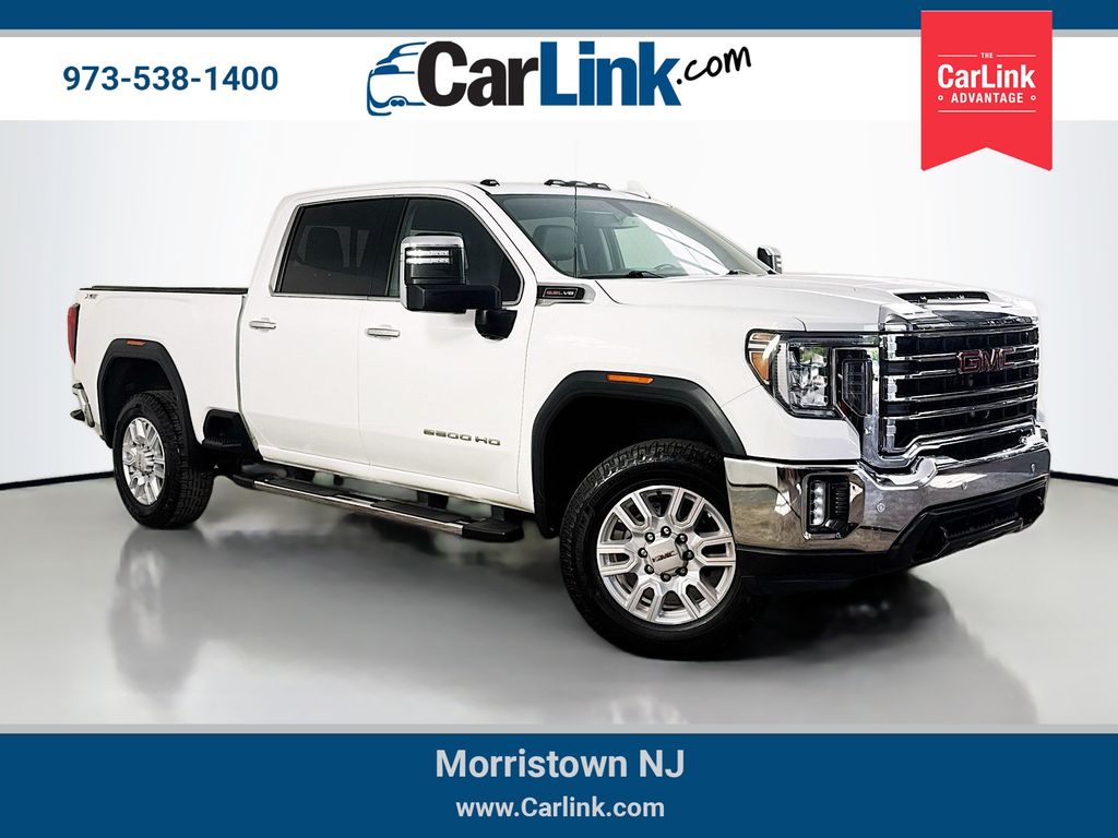 Summit White 2021 GMC Sierra 2500HD Pickup Truck Four-Wheel Drive 6-Speed Automatic