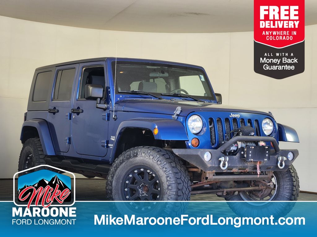Deep Water Blue Pearlcoat 2010 Jeep Wrangler SUV / Crossover Four-Wheel Drive 6-Speed Manual