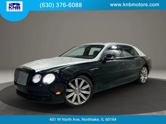 Black 2018 Bentley Flying Spur V8 AWD Sedan All-Wheel Drive 8-Speed Automatic